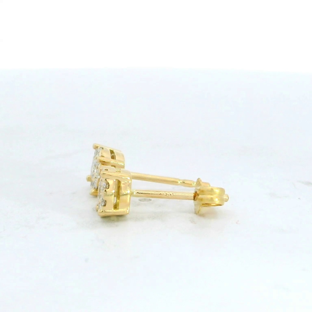 PENDIENTES BRILLANTES Di 2 RD 0.145 DI 18 RD SI H 0.185 CT.0.33 CT TW