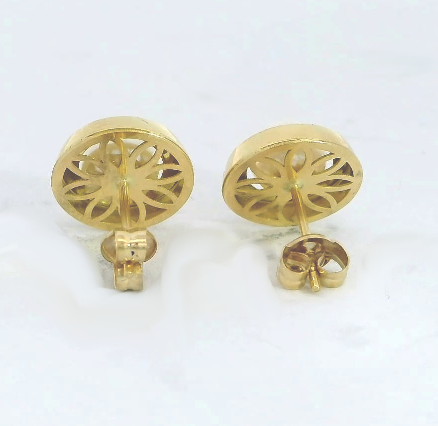 PENDIENTE ORLA LISA PERLA 6-6.5MM PRESION