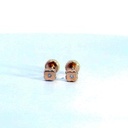 PENDIENTES CUATREBOL 4MM BRILLANTES 1,10MM.