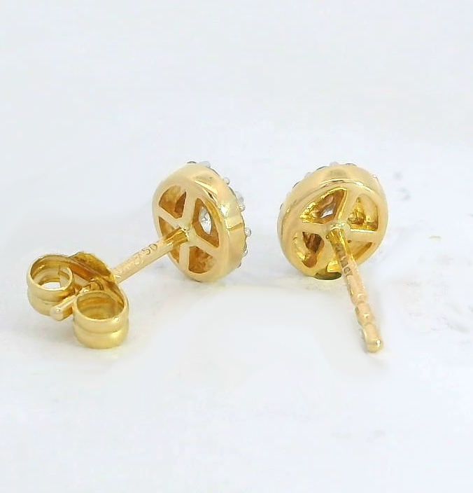 PENDIENTES BRILLANTES Di 2 OV 0.24 DI 20 RD SI H 0.16 CT TW