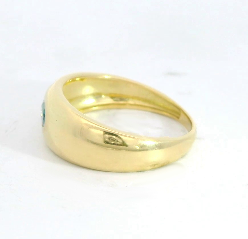 SORTIJA CON TOPACIO LONDON BLUE DE 5x3MM