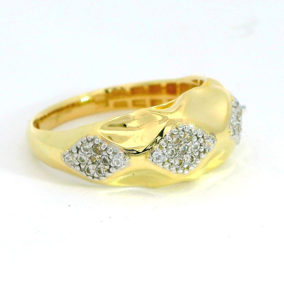 SORTIJA BICOLOR CON CIRCONITAS