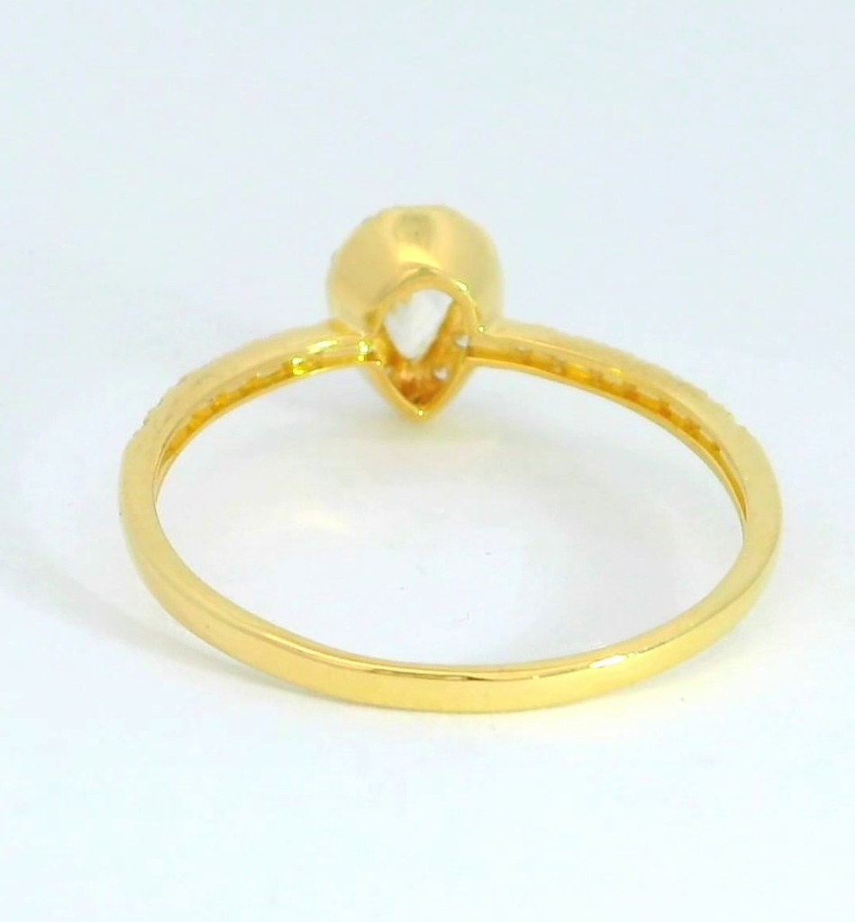 SORTIJA  BRILLANTES DI 26RD 0.16 CT 1 PE SI H 0.265 CT. 0.43 CT TW