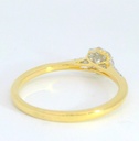 SORTIJA  BRILLANTES DI 10RD 0.06 CT 8 RD SI H 0.08 CT TW