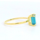 SORTIJA TOPACIO LONDON BLUE SEMIPRECIOSO 7x5MM