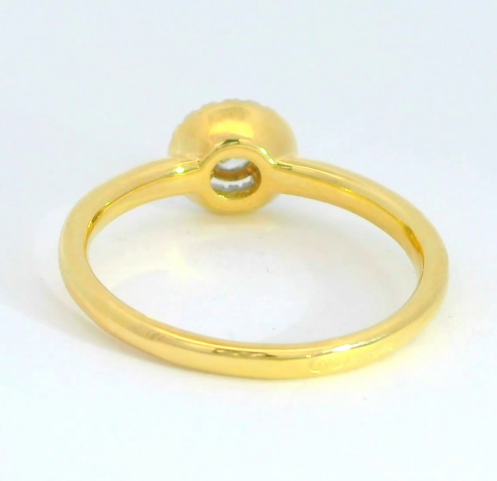 SORTIJA  BRILLANTES DI 1RD 0.10 CT 18RD 0.05. 0.15 CT TW