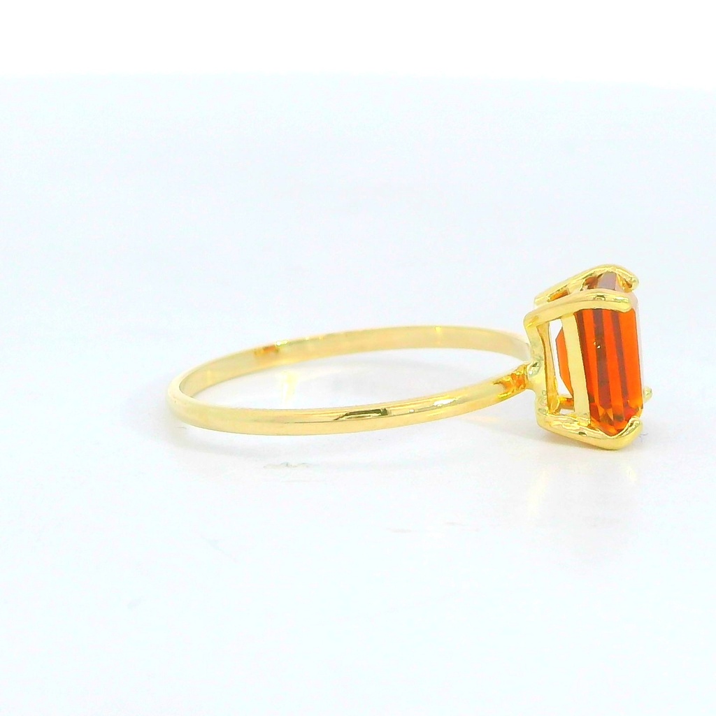 SORTIJA PIEDRA CITRINO  7x5MM