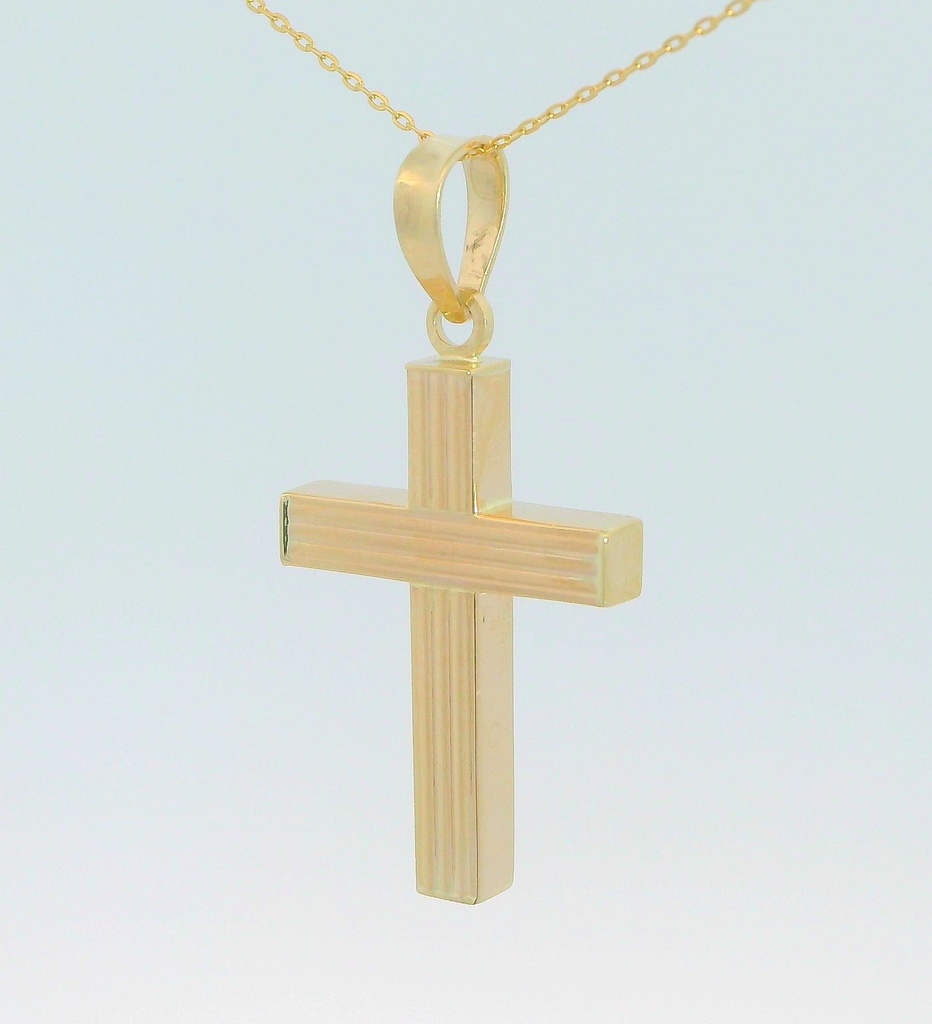 CRUZ RAYADA SIN CRISTO 29x18MM.