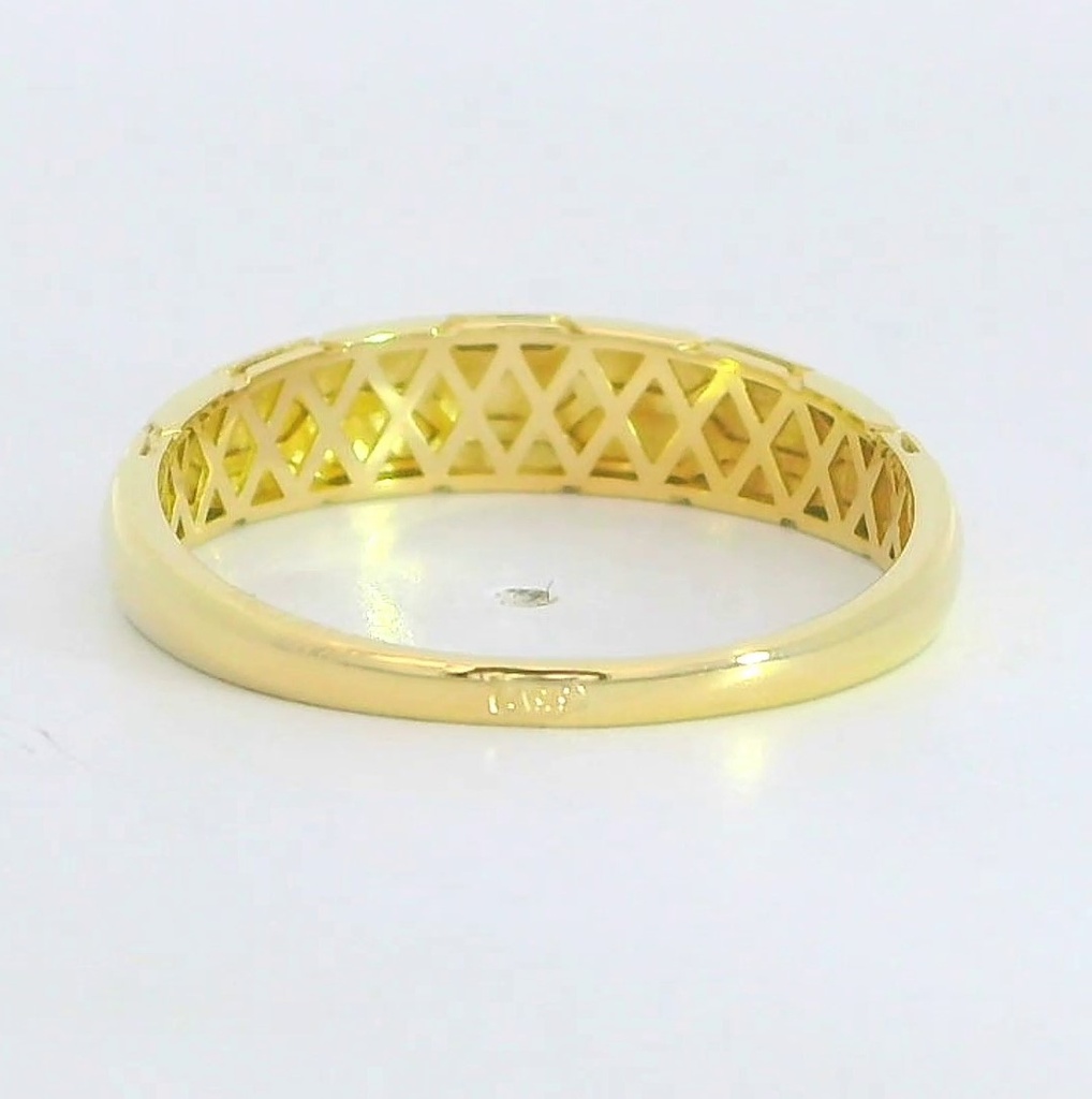 SORTIJA HEXAGONOS .9 KILATES