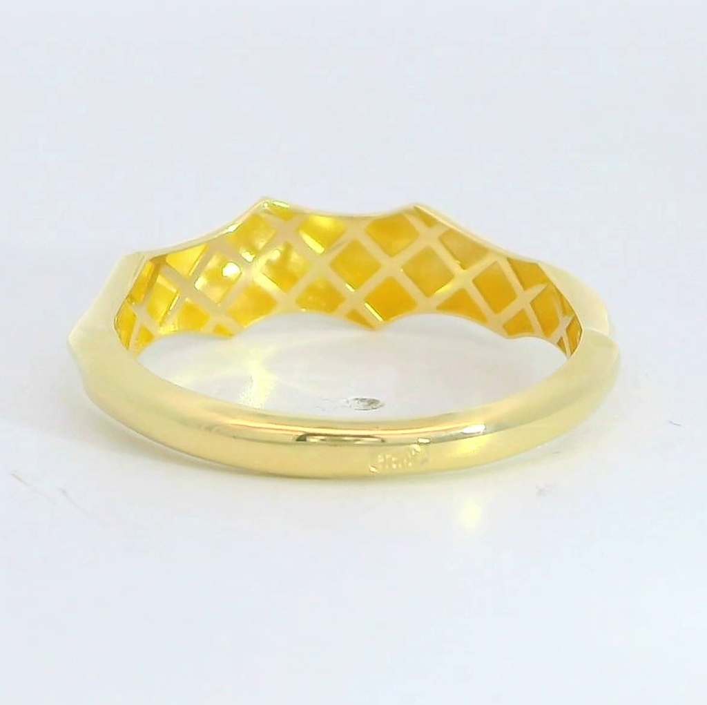 SORTIJA TRENZADA 9 KILATES