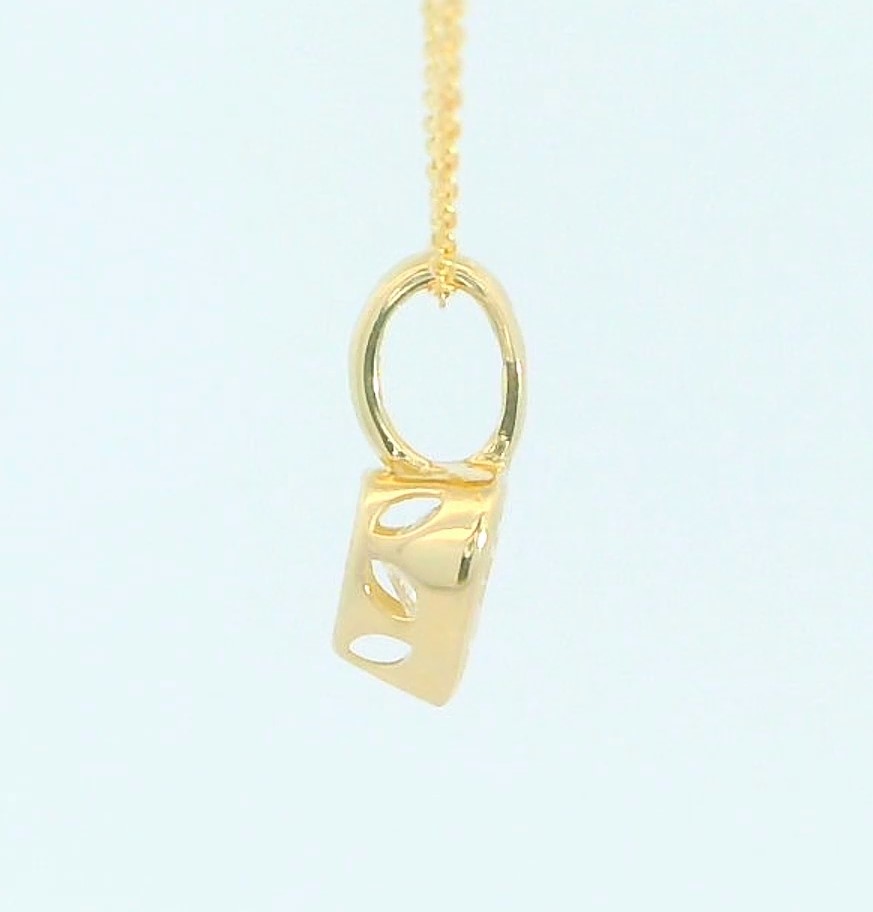 COLGANTE CIRCONITA CORAZON 5.5MM .9 KILATES