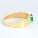 SORTIJA NANO ESMERALDA DE 5x4MM. 9KILATES