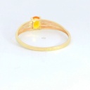 SORTIJA NANO CITRINO 5x4MM. 9KILATES