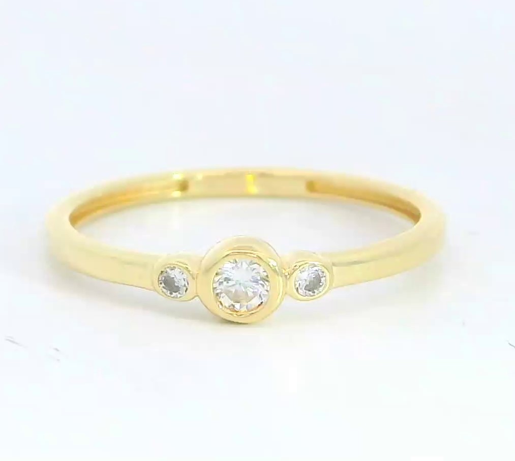 SORTIJA BOCELES CIRCONITAS . 9KILATES