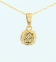 COLGANTE REDONDO 6x6MM 1 BRILLANTE DE  0.06 CT Y 9 DE 0.09 CT H-SI.0.15 CT TW