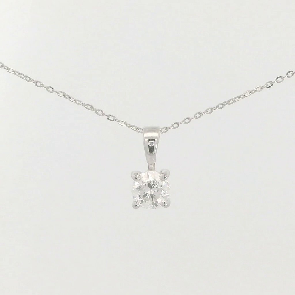 COLGANTE GARRA FUNDICION  5MM.BRILLANTE H-SI 1. 0.25 CT