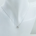 COLG.CHATON 7.0MM 0.11CTS B/3.0MM H-SI