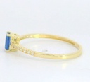 SORTIJA RECTANGULAR 5x3MM NANO ZAFIRO Y CIRCONITAS.9 KILATES