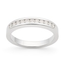 HALF ETERNITY DIAMOND RING.VS-H 0.20 CT TW 