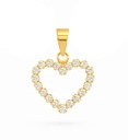 COLGANTE CORAZON PIEDRAS