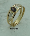 BAMBOO SHAPED  RING.