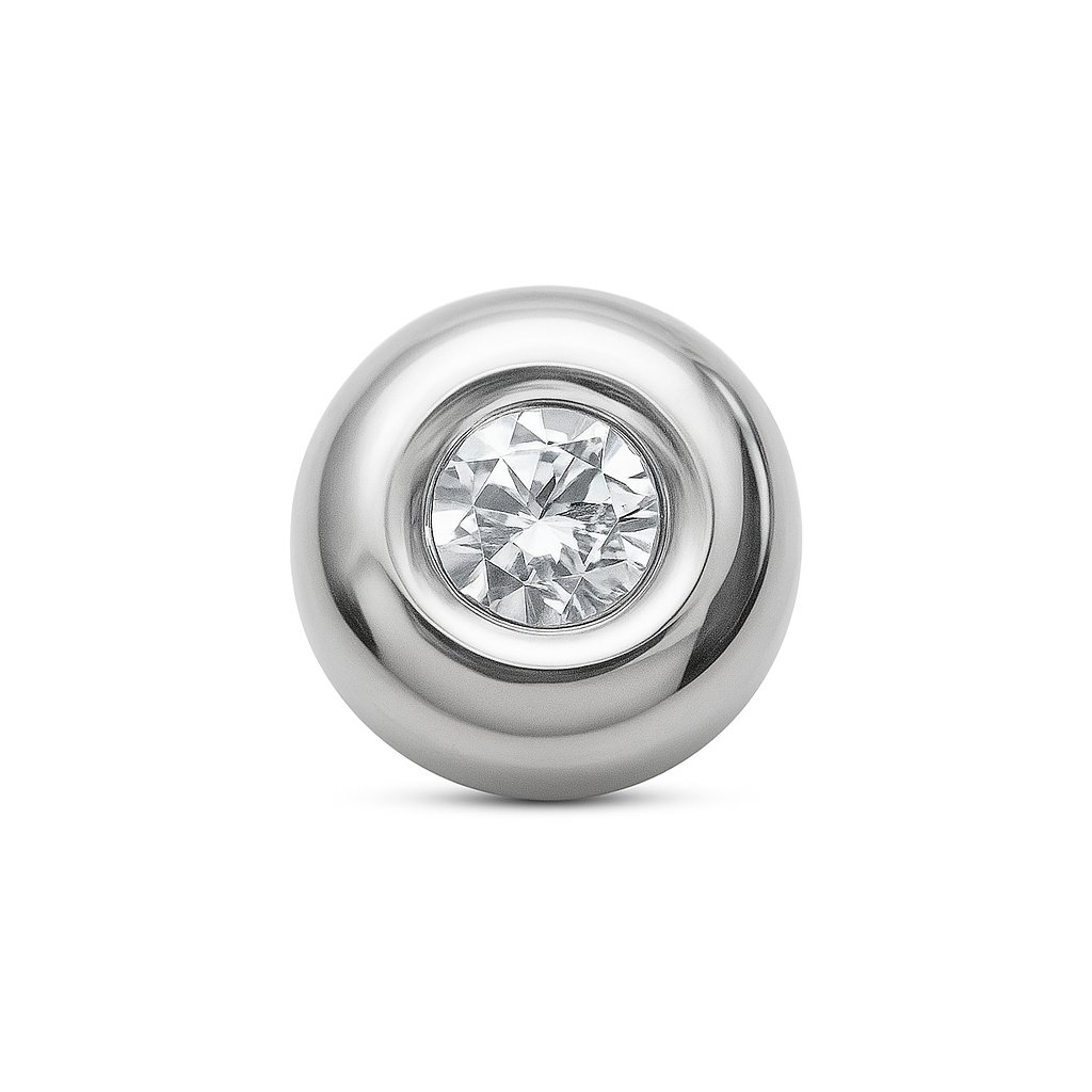 CHATON 4.5MM 0.03CTS B/2.0MM H-SI