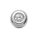 CHATON 4.5MM 0.03CTS B/2.0MM H-SI