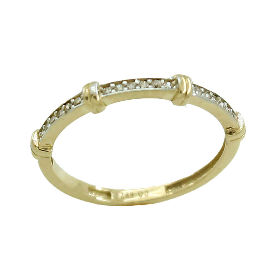 SORTIJA BICOLOR CON CIRCONITAS