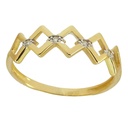 RHOMBUS AND CZ RING.