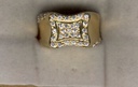 GOLD KNOT RING.
