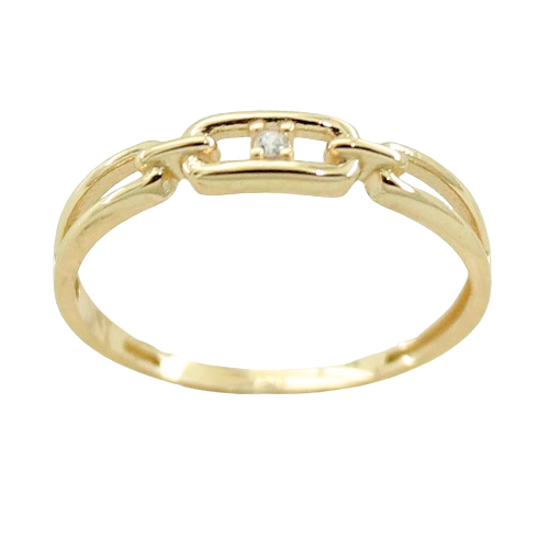 SORTIJA CADENA Y CIRCONITA.