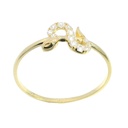 SNAKE RING WITH CZ