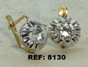 GOLD AND CZ RING.