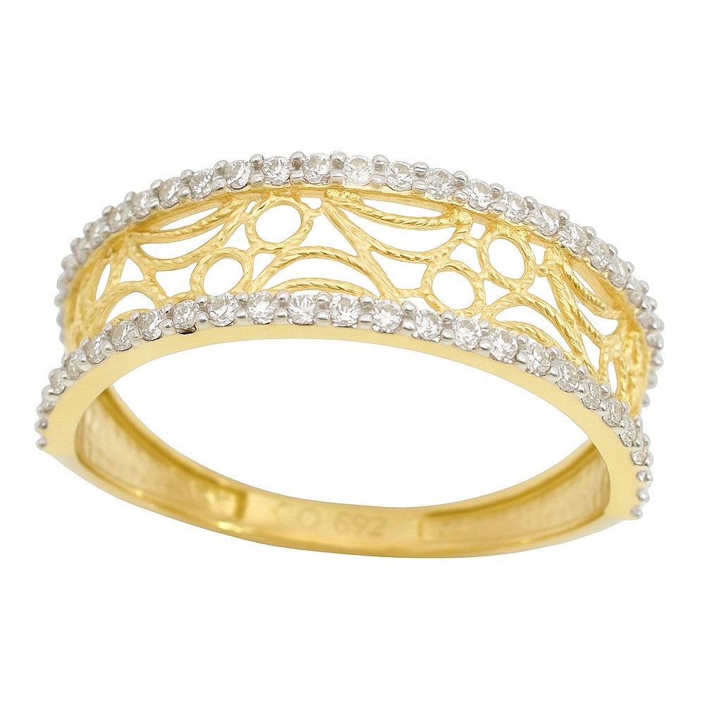 6MM RING WITH CZ.
