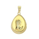 18MM SATIN FINISH VIRGIN MEDAL 