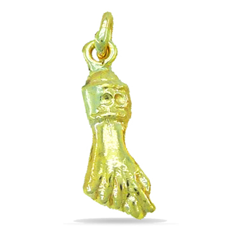 16MM LUCKY FIST PENDANT.