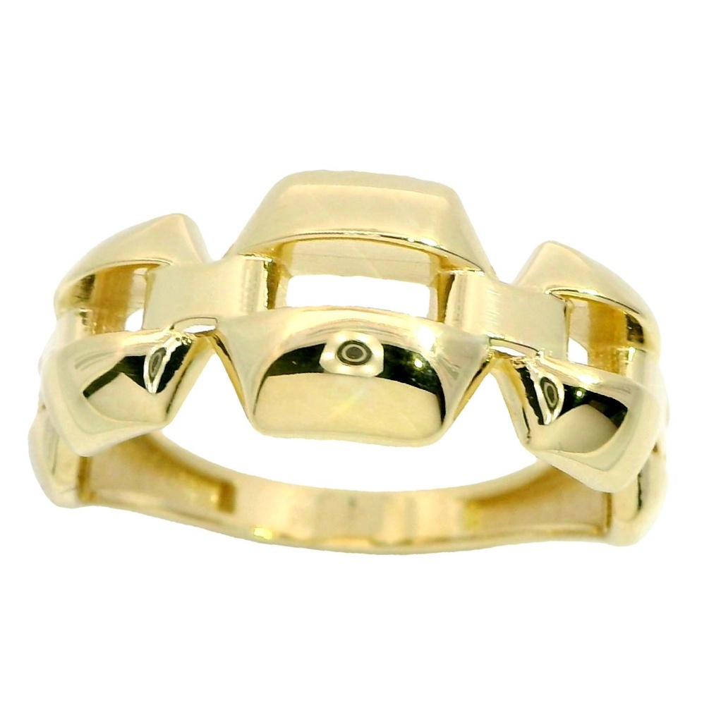 9MM CHAIN GOLD RING.