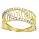 7'5MM GOLD RING WITH CZ