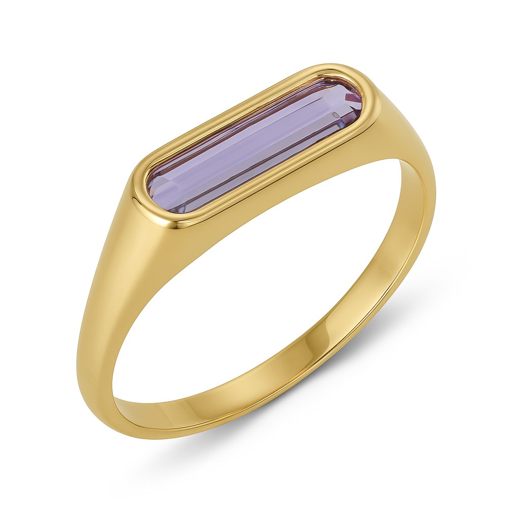 11x3MM AMETHYST RING.