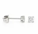 PENDIENTES GARRA FUNDICION DE 3'8MM.BRILLANTES H-SI 1. 0.40 CT TW.
