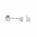 PENDIENTES GARRA FUNDICION DE 2'5MM.BRILLANTES H-SI 1. 0.05 CT TW