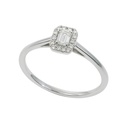 SORTIJA BRILLANTES DI 1 EM 0.10 CT DI 6 SI-H 0.03 6 RD SI H 0.04 CT.0.17 CT TW