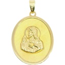 MEDALLA SAGRADO CORAZON DE JESUS OVAL.15X19 MM
