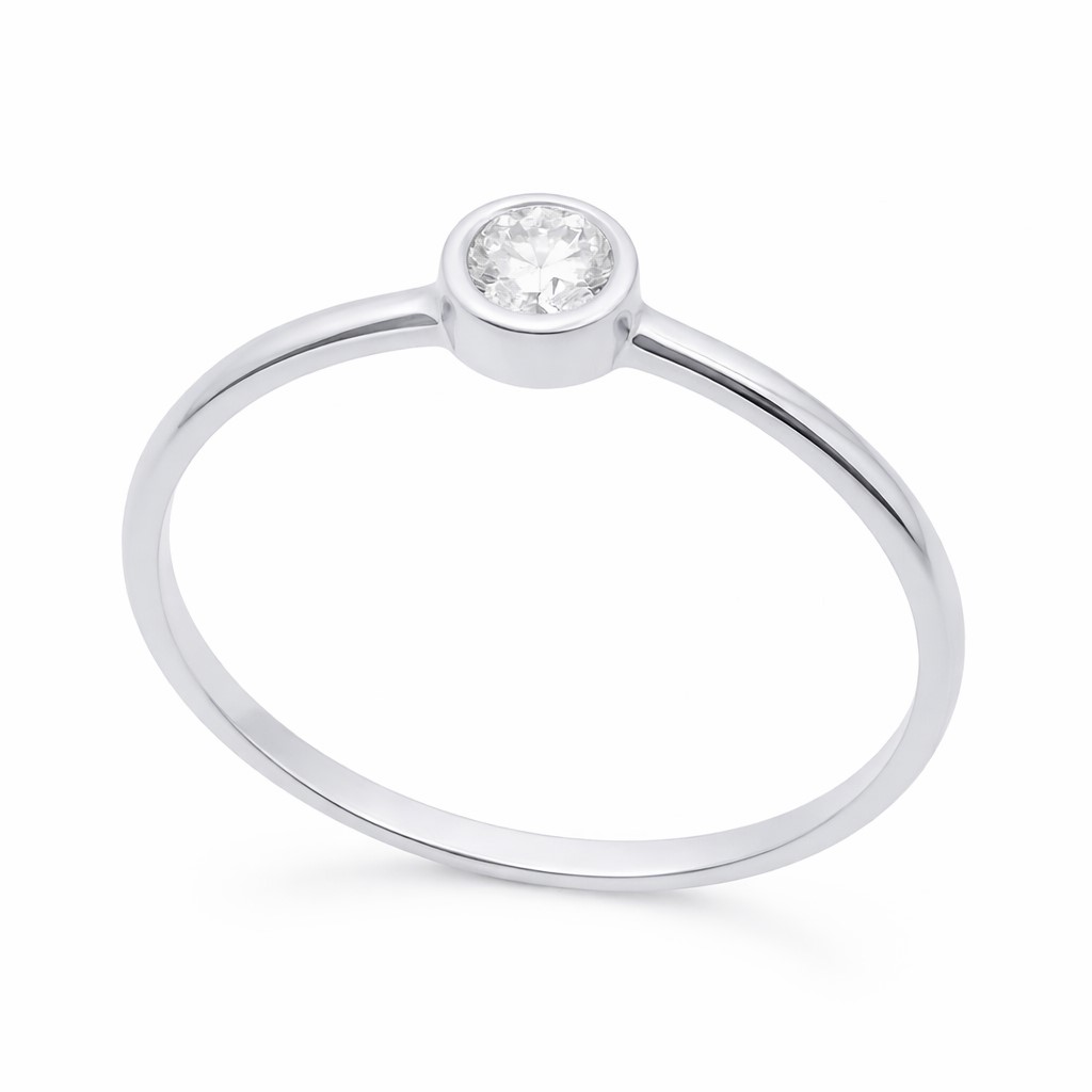 SOLITARIO BRILLANTE 3.00MM VS-H 0.11 CT