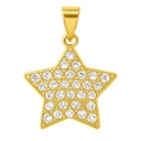 15MM STAR PENDANT WITH CZ