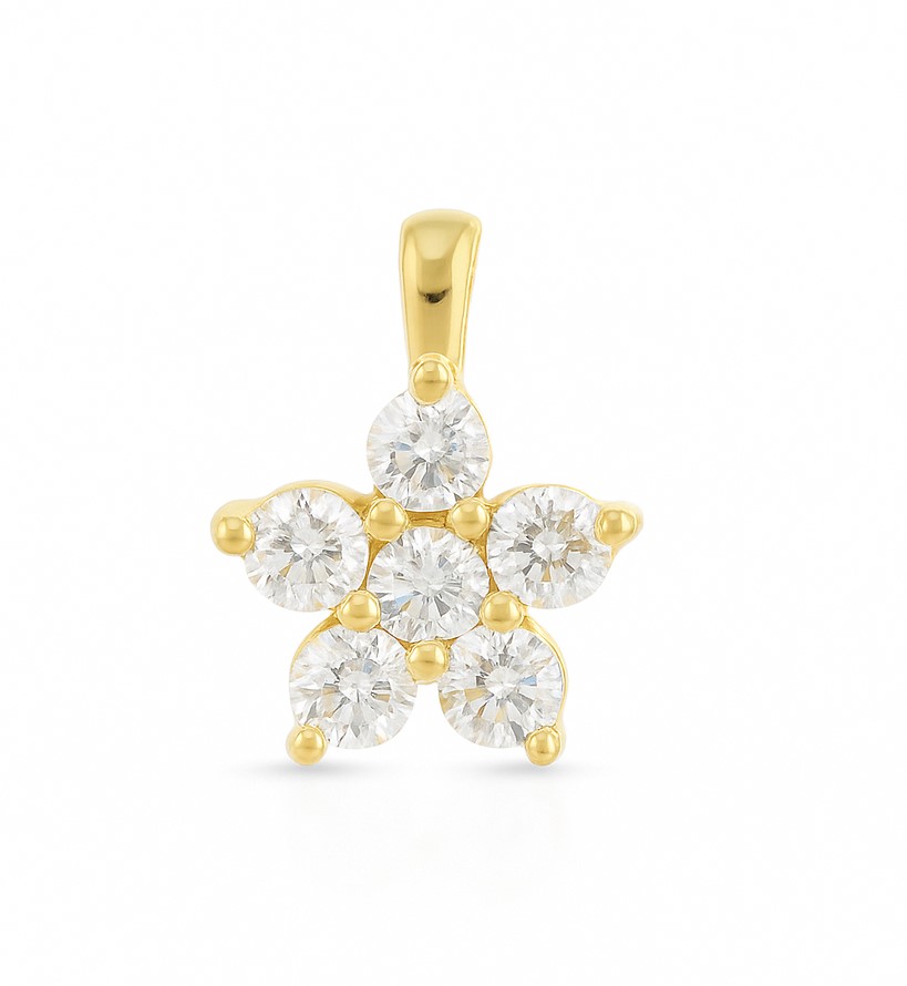 COLGANTE BRILLANTES DI 5 RD SI H 0.22 DI 1 RD SI H 0.03 CT TW