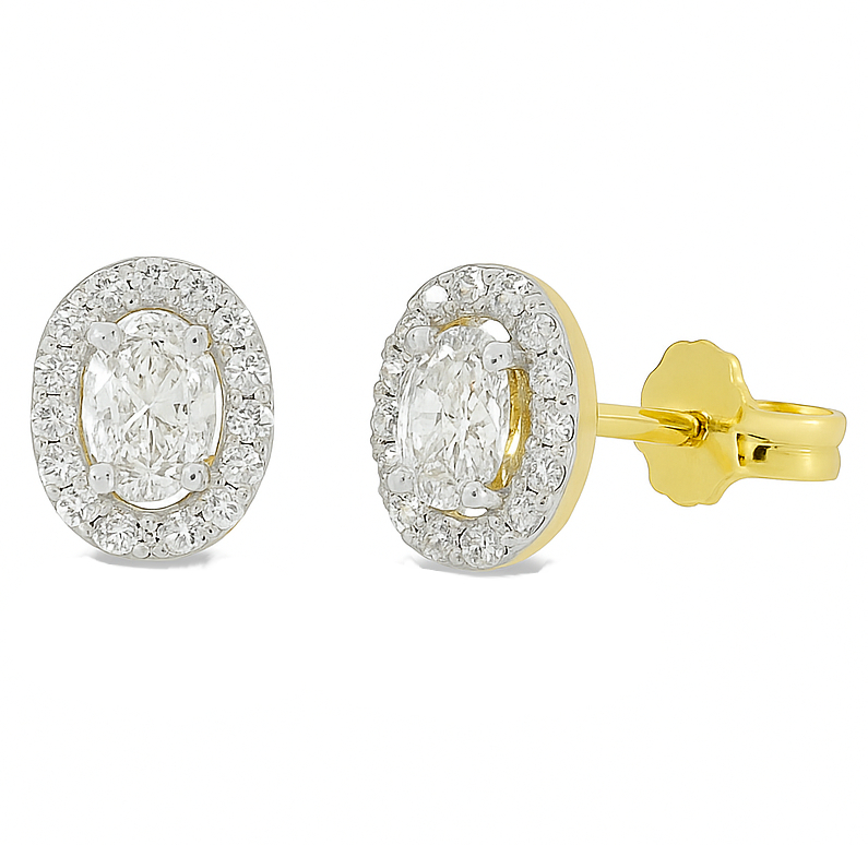 PENDIENTES BRILLANTES Di 2 OV 0.24 DI 20 RD SI H 0.16 CT TW