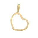 12MM PLAIN HEART  PENDANT.