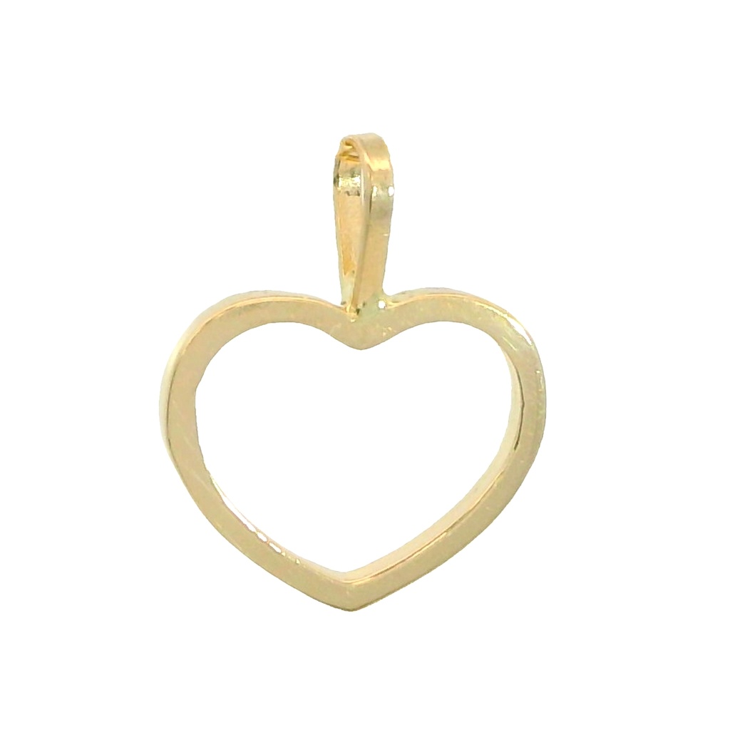 12MM PLAIN HEART  PENDANT.