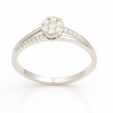 SORTIJA CUAJO BRILLANTES SI1-H .0.26 CT TW. (copia)